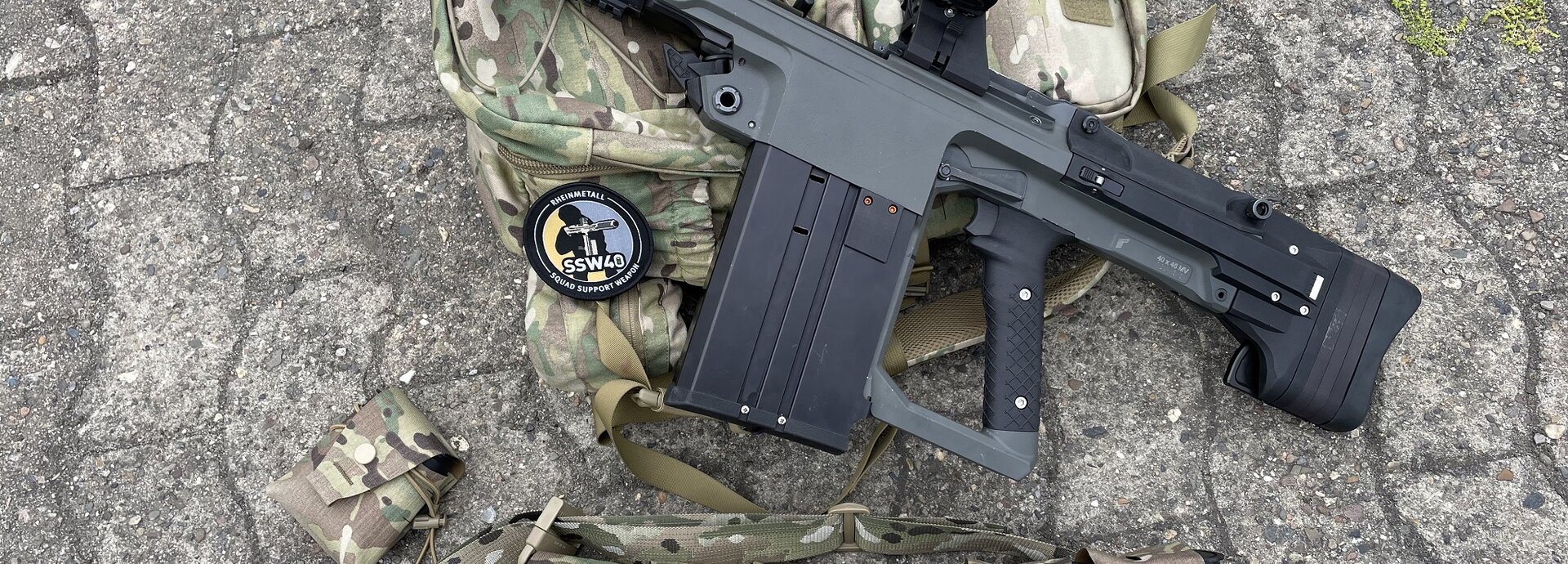 Rheinmetall presents new Squad Support Weapon SSW40 at DSEI Rheinmetall